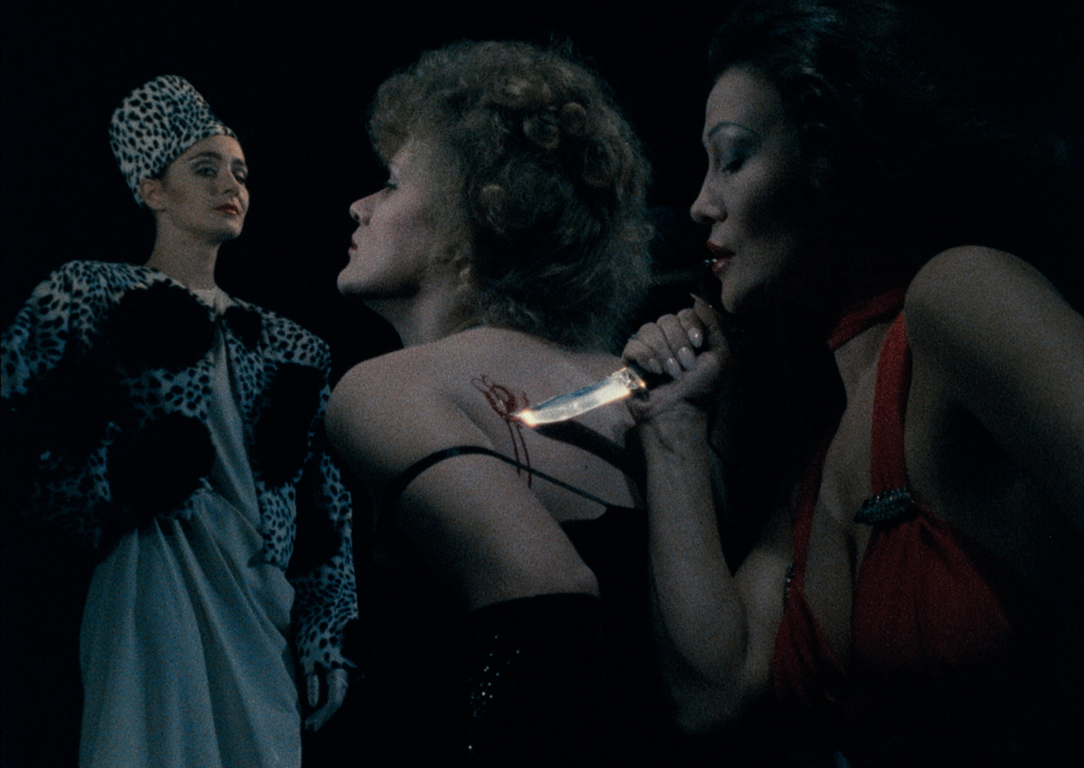 Source film still from Seduction: The Cruel Woman, supplied by Anthology Film Archives